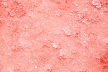 Beautiful pink spa salt for treatment