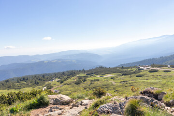 Landscape of Rila Mountain near The Seven Rila Lakes, Bulgaria