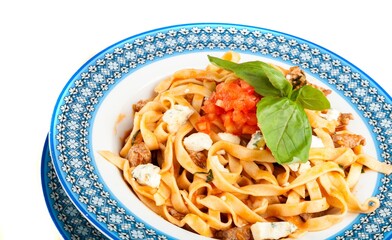 spaghetti with tomato sauce