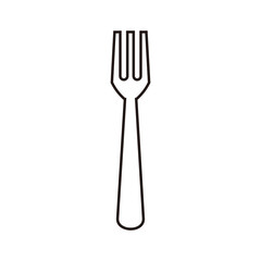 fork icon vector illustration sign