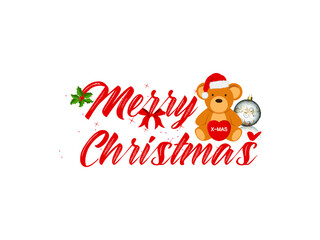 xmas Premium Vector.Merry Christmas and Happy New Year design 