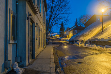 Street of Quebec old city