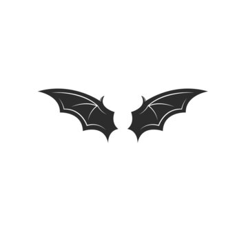 bat wings  element  ilustration vector icon design  template web