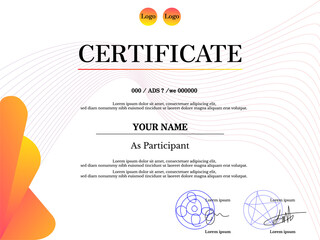 Certificate, certificate design, certificate design template, rewards, document certificate, print