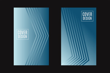 abstract business card cover design