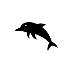 Dolphin icon design template vector isolated illustration