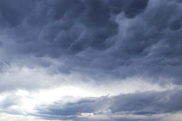 Naklejka na ściany i meble Storm Clouds in sky