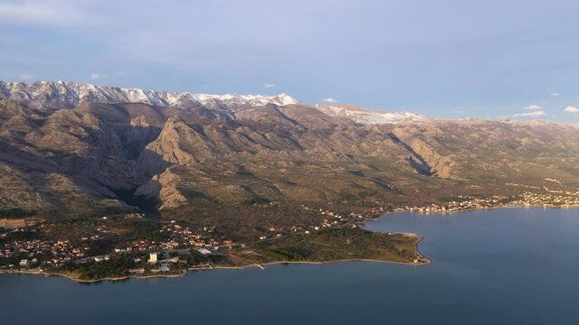Panorama Of Northern Velebit National Park And Paklenica In Croatia. - aerial