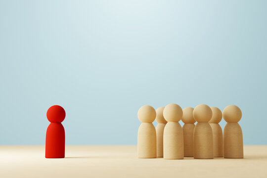 Human resource, Talent management, Recruitment employee, Successful business team leader concept. 3d illustration