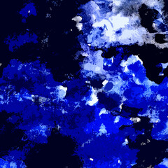 Dark blue background under the view of space