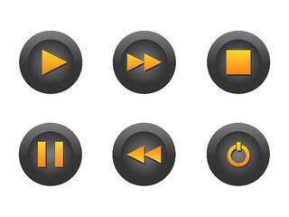 icon set music player