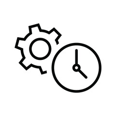 Efficiency icon vector graphic