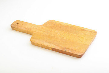 Wooden board for kitchen isolated
