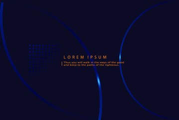 Minimalist deep blue premium abstract background with luxury geometric dark shapes. Exclusive wallpaper design for brochure, EPS10