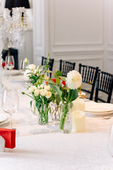 wedding serving table buffet
