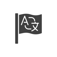 International translation vector icon