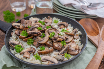 classic creamy mushroom risotto 