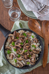 classic creamy mushroom risotto 