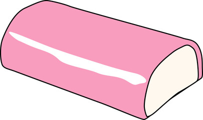 可愛いかまぼこのイラスト