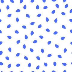 autumn leaves vector seamless pattern. background for fabrics, prints, packaging and postcards