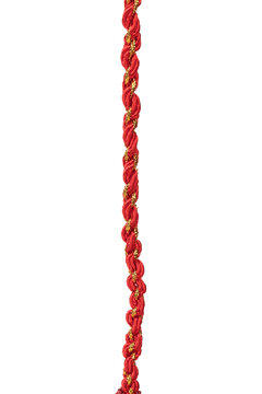Christmas decoration in the form of twisted rope.