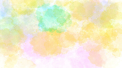  watercolor mix colorful abstract texture background. Digital art painting. The brush stroke Beautiful. painted Surface design banners. abstract shape and have copy space for text. © MdLothfor