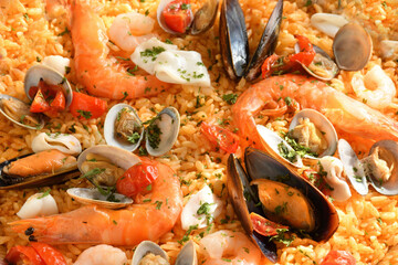パエリア　シーフード