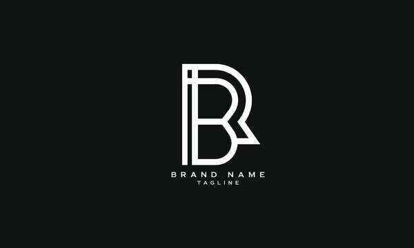 IBR, BRI, RBI, Abstract initial monogram letter alphabet logo design