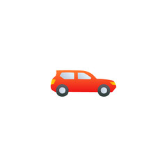 Fototapeta premium offroad car icon in gradient color, isolated on white background