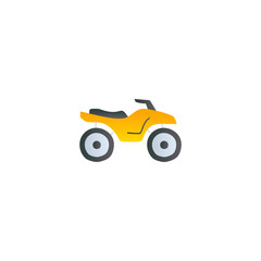 atv vehicle icon in gradient color, isolated on white background