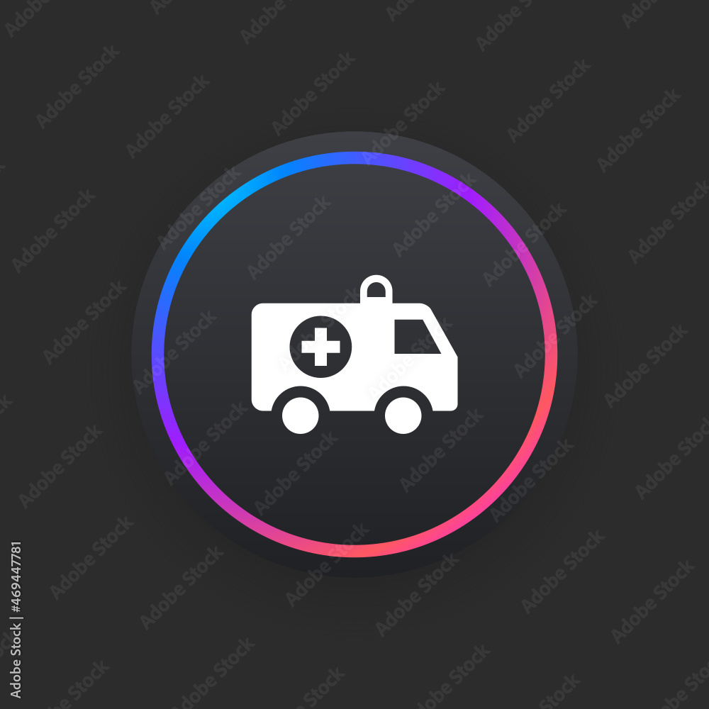 Wall mural Ambulance -  UI Icon