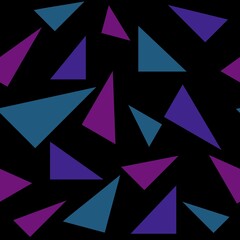 Coloured simple seamless triangle pattern for fabrics and textiles and packaging and gifts 