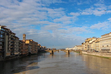 Fototapeta premium Bridge over the Arno in Florence