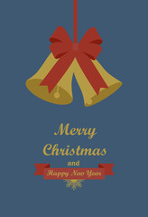 Christmas bell card