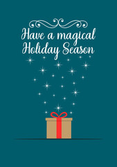 Magical Holyday Season card