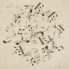 Old musical background.