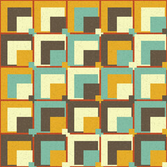 Abstract Geometric Pattern generative computational art illustration