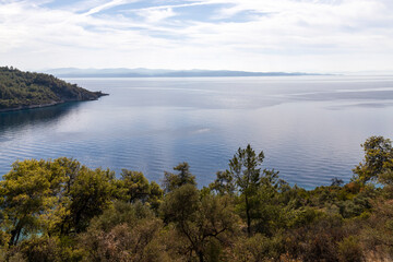 Obraz premium View of Akbuk Bay Gokova, Mugla