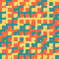 Abstract Geometric Pattern generative computational art illustration