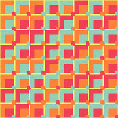 Abstract Geometric Pattern generative computational art illustration
