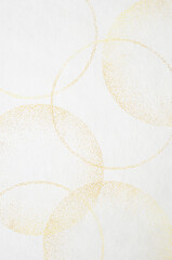 Fototapeta na wymiar Luxury Japanese paper background. Abstract circle pattern washi paper texture.