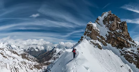 Gordijnen Salendo sulle creste innevate © embredy