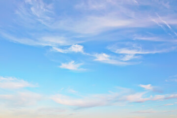 Obraz premium blue sky clouds background abstract skyline landscape nature paradise air