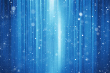 blue snow lines background / abstract background christmas blue snowflakes blurred background, snow flakes