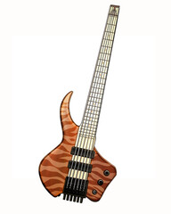 Obraz premium electric guitar, bass guitar