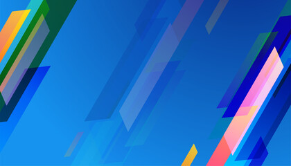 Abstract blue background poster with dynamic. technology network Vector illustration for presentation background.