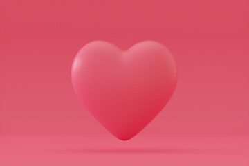 Hearts Design Photo 3D Render