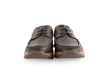 Leather shoes isolated on a white background, Including clipping path.