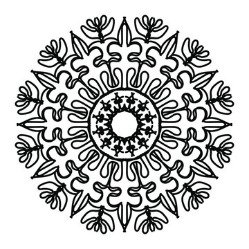 Original Retro Indian Mandala Elements