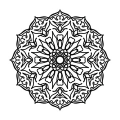 Original Retro Indian Mandala Elements